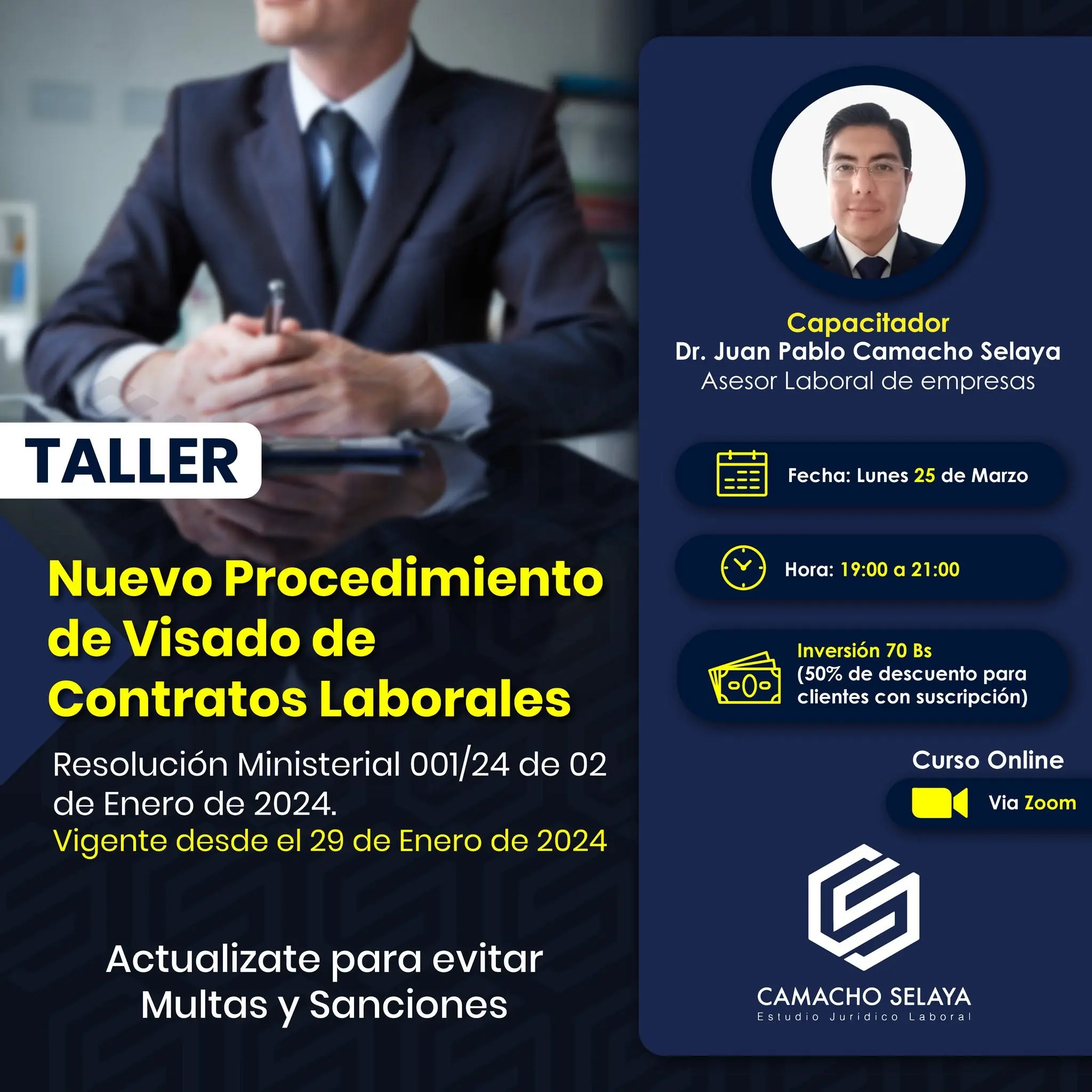 Nuevo Procedimiento de Visado de Contratos Laborales